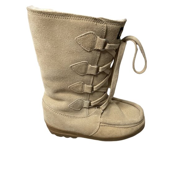 Guide Gear Women's Tan Suede Lace-Up Winter Boots Size 5 - Picture 1 of 9